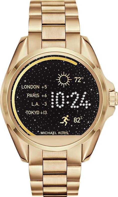 michael kors access smartwatch bradshaw mkt5006|michael kors bradshaw smartwatch gold.